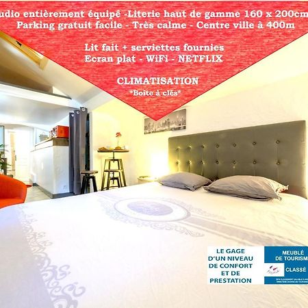 Studio Atypique Et Cosy, Classe "Gite De France" 5Min Centre, 15Min Gare, Lit Queen Size "Climatisation, Netflix Et Wifi, Parking, Lave Vaisselle, Boite A Cles Pour Arrivee Tardive - Gites La Tarine Albertville Esterno foto
